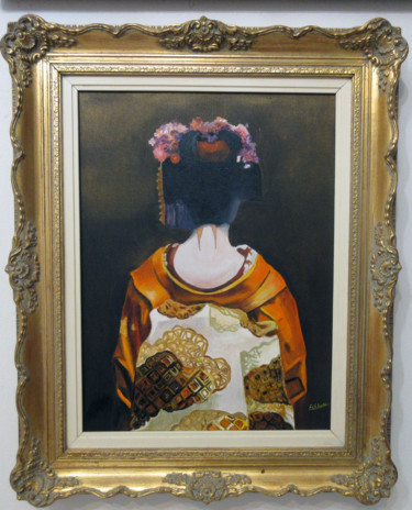 Schilderij getiteld "sora" door Renée Estebanez, Origineel Kunstwerk, Olie
