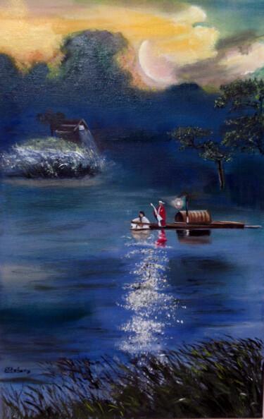 Malerei mit dem Titel "vietnam" von Renée Estebanez, Original-Kunstwerk, Öl
