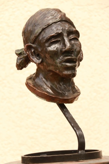Sculpture intitulée ""FOUED"" par Renée Marcinek, Œuvre d'art originale, Métaux