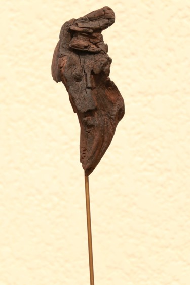 Sculpture intitulée ""LE MEUNIER"" par Renée Marcinek, Œuvre d'art originale, Bois