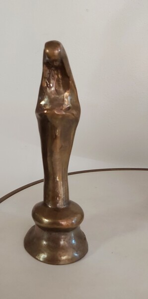 Escultura intitulada ""Vierge"" por Renée Marcinek, Obras de arte originais, Bronze