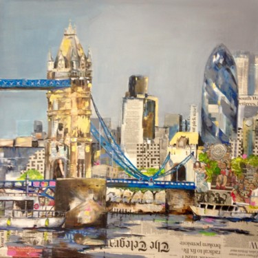 Pintura titulada "Londres" por Renée Oconel, Obra de arte original, Acrílico