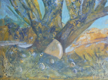 Painting titled "Rêverie" by Renée Tortet, Original Artwork, Acrylic