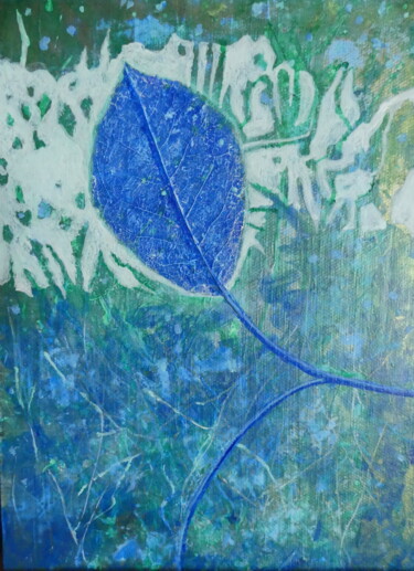 Peinture intitulée "Magnolia" par Renée Tortet, Œuvre d'art originale, Acrylique
