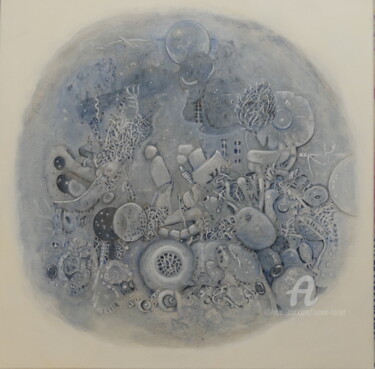 Malerei mit dem Titel "Chaos" von Renée Tortet, Original-Kunstwerk, Acryl