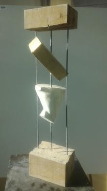 Скульптура под названием "weightlessness" - Denis Renev, Подлинное произведение искусства, Дерево