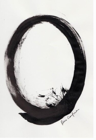 Dibujo titulada "Zen 3" por Renzo Campoverde, Obra de arte original