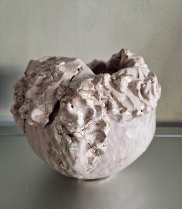 Escultura intitulada "Vaso ceramica - Cra…" por Renzo De Liberali, Obras de arte originais, Cerâmica
