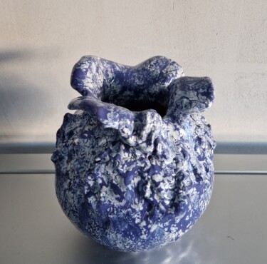 Sculpture intitulée "Vaso ceramica - Cra…" par Renzo De Liberali, Œuvre d'art originale, Terre cuite