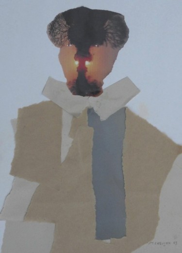 Peinture intitulée "Le poète éclairé" par Jean Marc Requien, Œuvre d'art originale