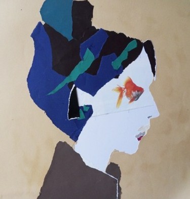 Peinture intitulée "Naïade" par Jean Marc Requien, Œuvre d'art originale