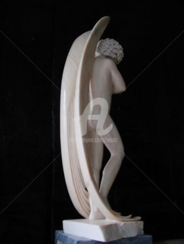 雕塑 标题为“injustica” 由Cesar Valerio, 原创艺术品, 石