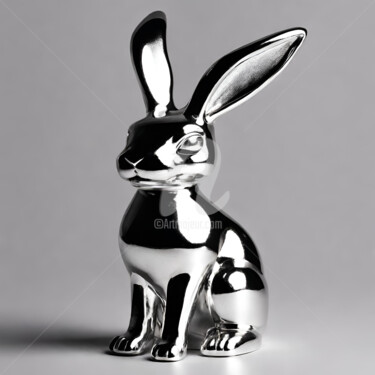 Digital Arts titled "Bunny" by Reskatorsilver, Original Artwork, Digital Print