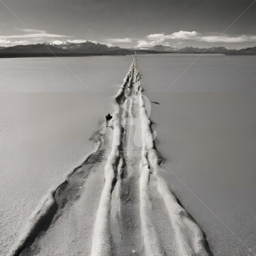 Digitale Kunst mit dem Titel "Road" von Reskatorsilver, Original-Kunstwerk, Digitaldruck