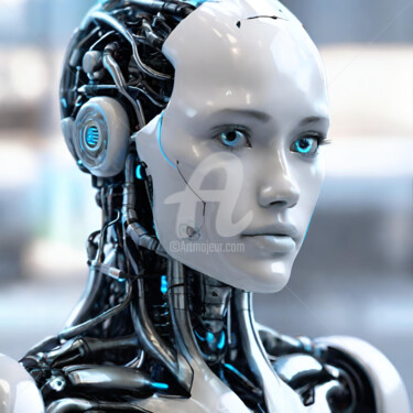 Digital Arts με τίτλο "EMOTIONS - Robot's…" από Reskatorsilver, Αυθεντικά έργα τέχνης, Ψηφιακή εκτύπωση
