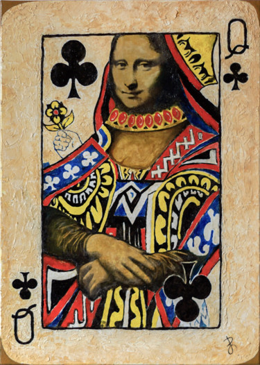 Malerei mit dem Titel "Queen of Art. Oil o…" von Retne, Original-Kunstwerk, Öl