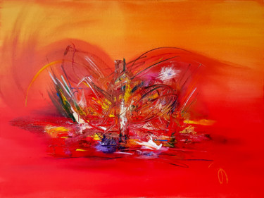 Картина под названием "Abstract Painting O…" - Retne, Подлинное произведение искусства, Акрил
