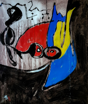 Malerei mit dem Titel "-Seriously- Abstrac…" von Retne, Original-Kunstwerk, Acryl