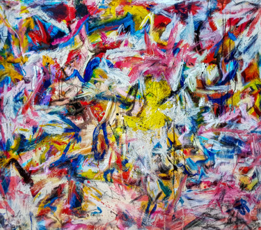 Pittura intitolato "-Auctions- Abstract…" da Retne, Opera d'arte originale, Acrilico