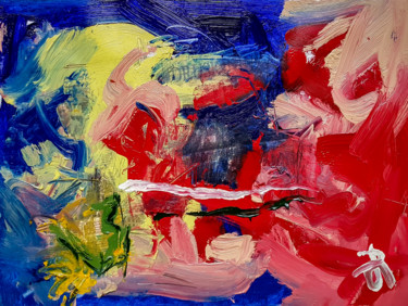 "Health Resort Visitors" Abstract Expressionism painting. Painting titled ""Health Resort Visi…" by Retne, Original Art, Oil