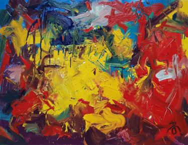 "Lifetime" Abstract Expressionism painting Painting titled ""Lifetime" Abstract…" by Retne, Original Art, Oil