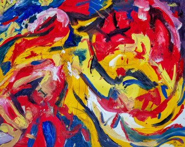 Peinture intitulée ""Alnore" Abstract E…" par Retne, Œuvre d'art originale, Huile