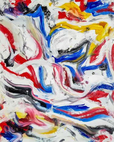 "Winter N-2" Abstract Expressionism painting Painting titled ""Winter N-2" Abstra…" by Retne, Original Art, Oil