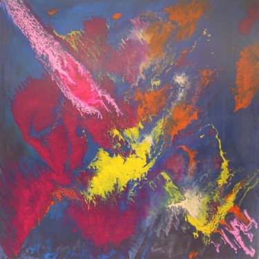 Pintura titulada "Composición Abstrac…" por Antonio Blazquez Vieco, Obra de arte original, Acrílico