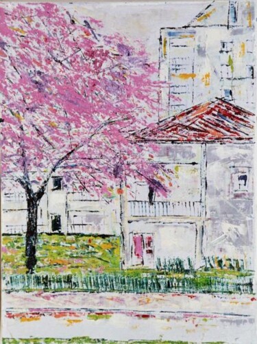 Malerei mit dem Titel "spring 2006-5" von Reuven Dattner, Original-Kunstwerk