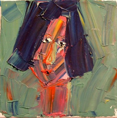Painting titled "lily" by Reuven Dattner, Original Artwork