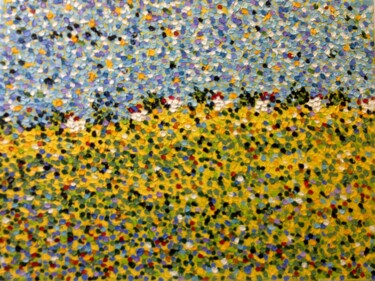 Painting titled "spring" by Reuven Dattner, Original Artwork, Other
