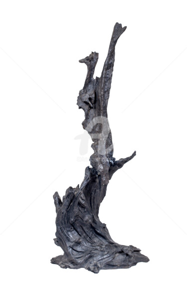 Sculpture titled "Decorative Composit…" by Revaz Verulidze, Original Artwork, Wood