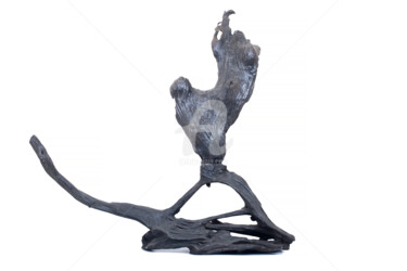 Скульптура под названием "women" - Revaz Verulidze, Подлинное произведение искусства, Дерево