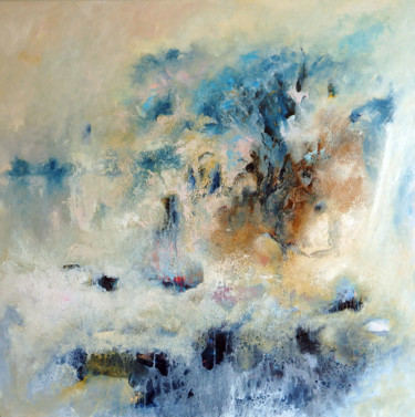 Картина под названием "Révélation" - Rève Cordel, Подлинное произведение искусства, Масло