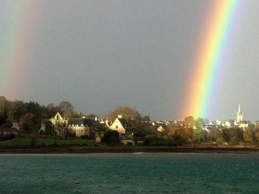 Photography titled "Arc en ciel sur Bea…" by Joël Le Jeune, Original Artwork