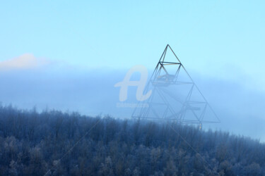 Fotografia intitulada "Tetraeder" por Revier-Kult-Kumpel, Obras de arte originais