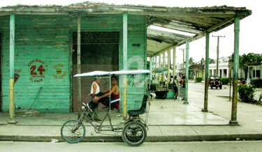 Fotografía titulada "MAISON VERTE" por Karine Revillon, Obra de arte original