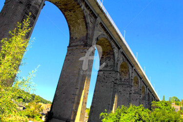 Fotografia intitulada "PONT" por Karine Revillon, Obras de arte originais