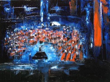 Peinture intitulée "Le Concert [09-2004]" par Pierre René Reymond, Œuvre d'art originale