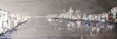 Peinture intitulée "Venise Grand Canal" par Pierre René Reymond, Œuvre d'art originale