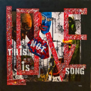 Peinture intitulée "This is a love song" par Reyolenjoy, Œuvre d'art originale, Acrylique