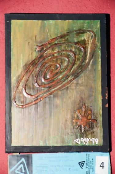 Pintura titulada "Andromeda magnitude" por Rey Villamosa, Obra de arte original