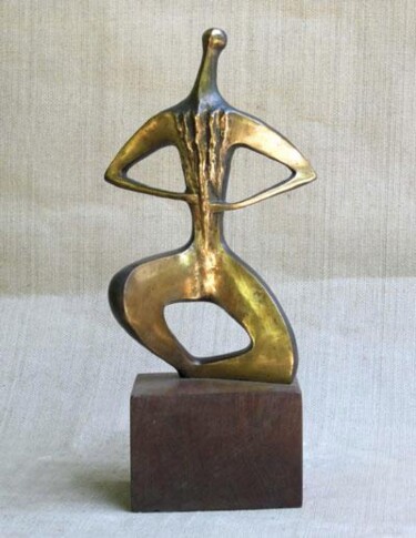 Sculpture titled "Fighter" by Rezo Khasia, Original Artwork