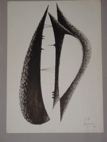 Drawing titled "10.6_Paper___Ink_(7…" by Rezo Khasia, Original Artwork, Other