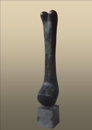 Sculpture titled "46x7x7-torso-bronze…" by Rezo Khasia, Original Artwork, Casting