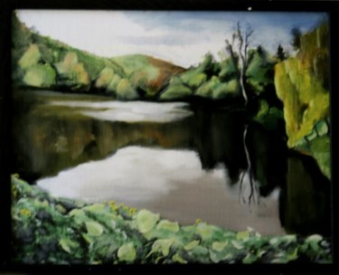 Pintura titulada "Landscape.jpg" por Gennadi Finkelstein (rfmetro), Obra de arte original