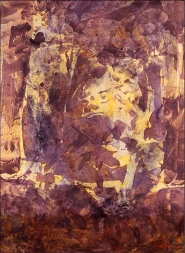 Malerei mit dem Titel "Landscape II" von Ricardo Morin, Original-Kunstwerk, Öl