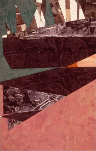 Malerei mit dem Titel "New York Series 199…" von Ricardo Morin, Original-Kunstwerk, Öl