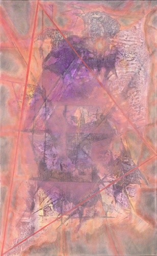 Peinture intitulée "Triangulation 10" par Ricardo Morin, Œuvre d'art originale, Huile