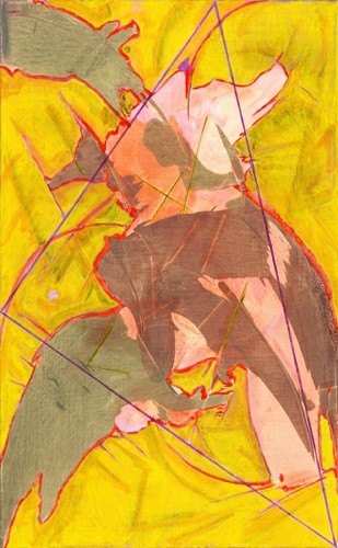 Pintura intitulada "Triangulation 29" por Ricardo Morin, Obras de arte originais, Óleo